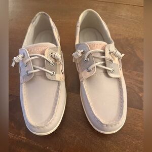 Sperry Light Gray Boat Shoes